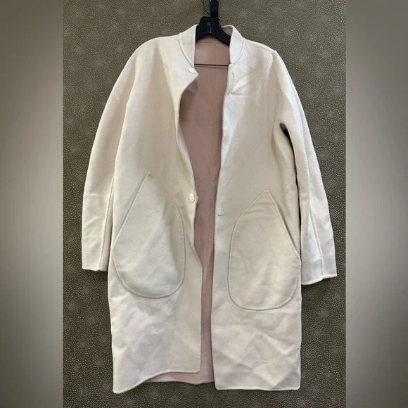 🔥🔥🔥NEW Rag & Bone Darwin Reversible Wool Cashmere Blended Coat Jacket - Picture 4 of 15